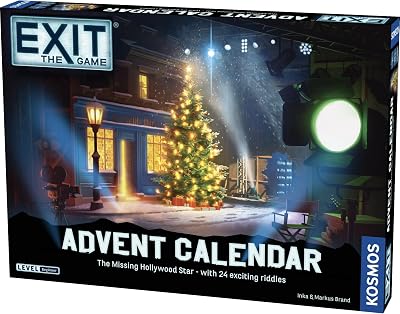 Thames & Kosmos EXIT Advent Calendar The Missing Hollywood Star