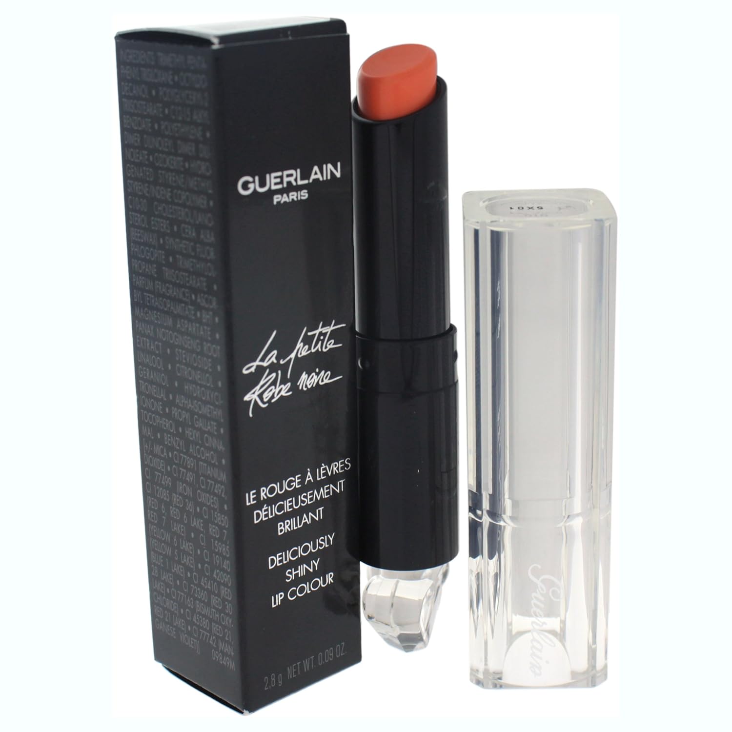 Guerlain La Petite Robe Noire Deliciously Shiny Lip Colour 010 Apri Coat 009 Ounce