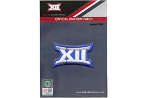 EMBLEM SOURCE Brigham Young University Big 12 XII Conference White Blue Jersey Uniform Patch BYU