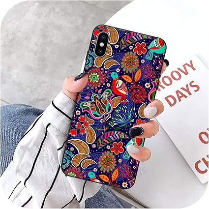 Amazon カラフルなマンダラアートカラーfor Iphoneケースカバーfor Iphonexr電話ケースコケシェル A13 For Iphonexr ケース カバー 通販