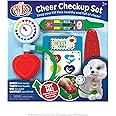 Elf Pets Cheer Check Up Set – 4 pc. Vet Kit for Kids – Pretend Play Doctor Set with Chart, Thermometer, Brush and Cuff – Care for Elf Pets Plush, Pals of The Elf on the Shelf - Brand Scout Elf