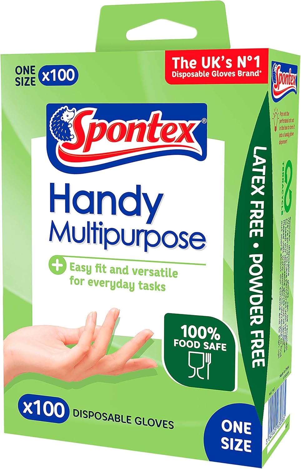 Spontex MultiPurpose Disposable Gloves 100 pack Amazon.co.uk