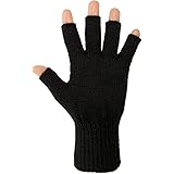 Darn Warm Alpaca Fingerless Gloves - Best Natural Solution for Cold Hands for Women and Men