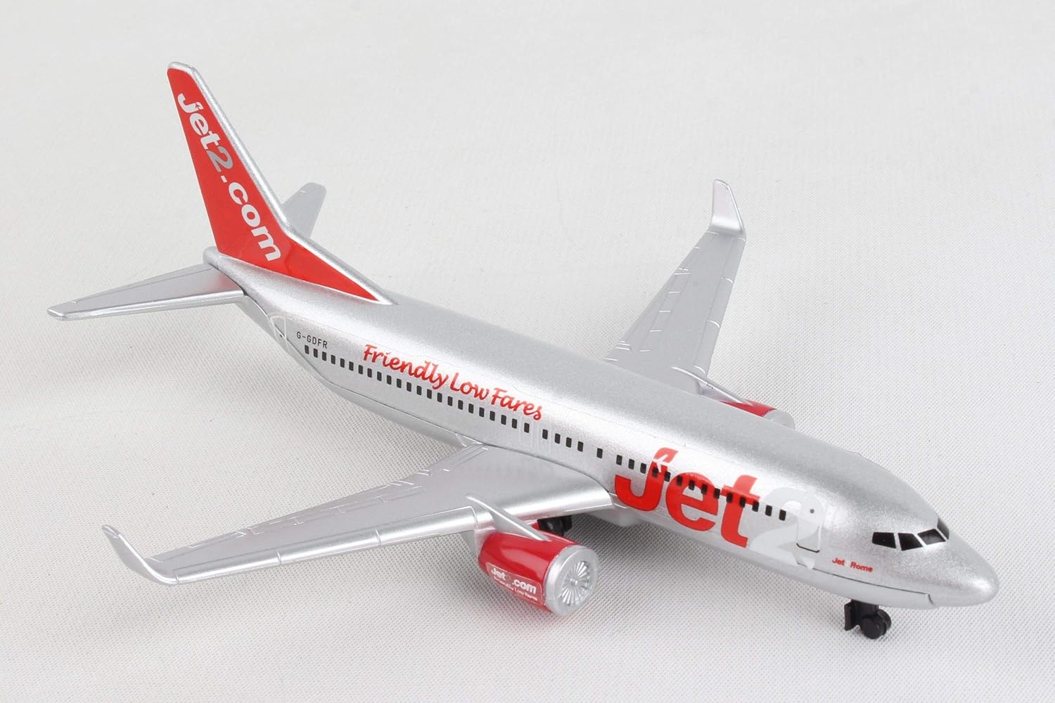 Daron JET2.COM Diecast Plane, Airplane, Diecast Plane, Kids, Children Age 3+, Unisex, Red, 5 inches - Image 3