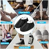 Flintronic 4 Pairs Reusable Overshoes Waterproof Non-Slip Shoe Covers view 6