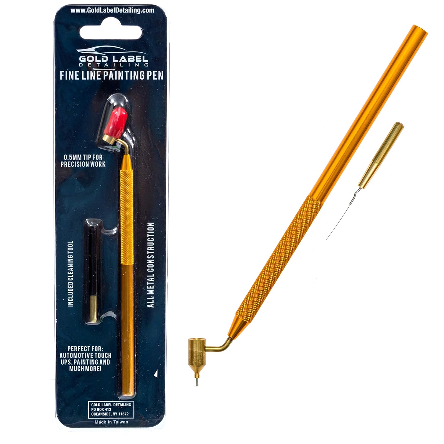 Gold Label Detailing Fine Line Fluid Writer Paint Applicator Pen .5mm