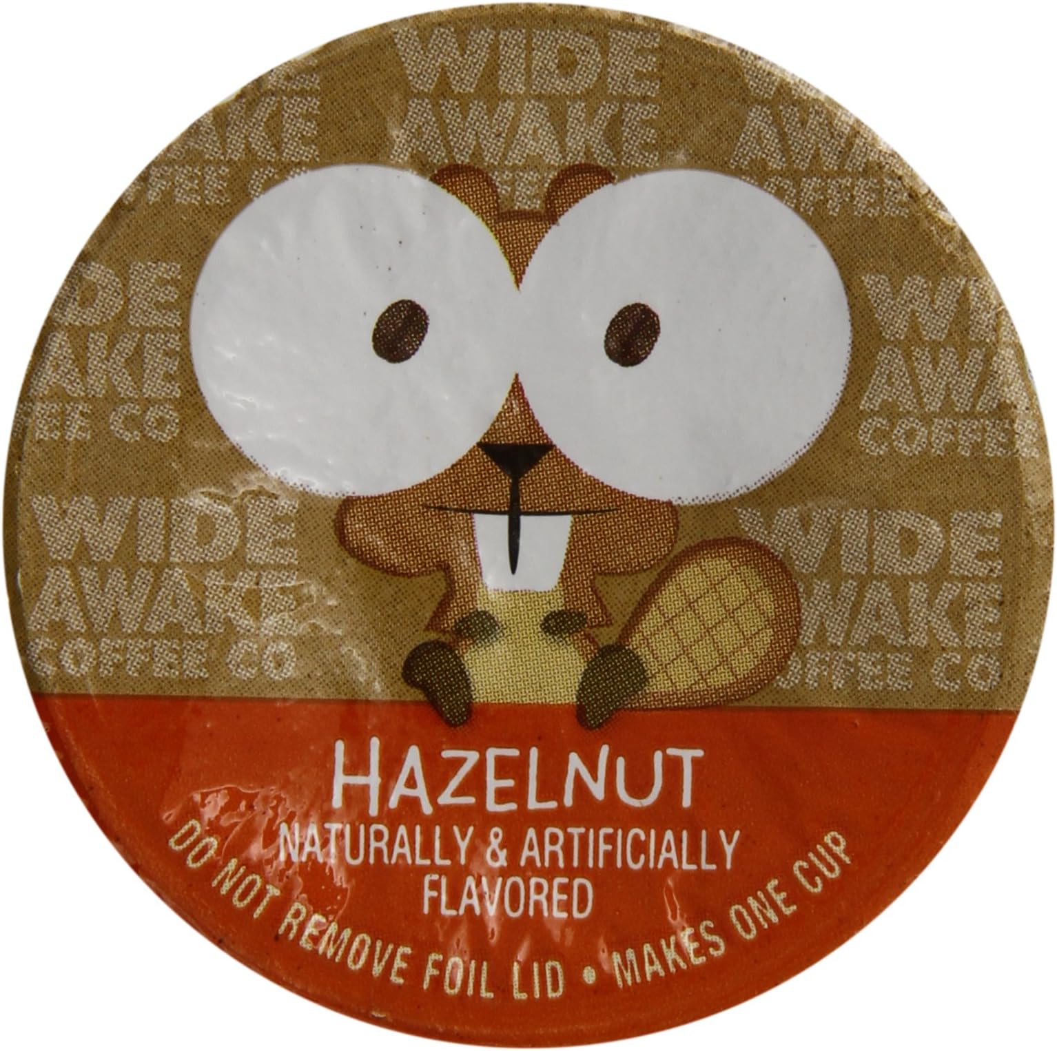 Wide Awake CoffeeHazelnut Cream Single Serve Cup, 12 Count