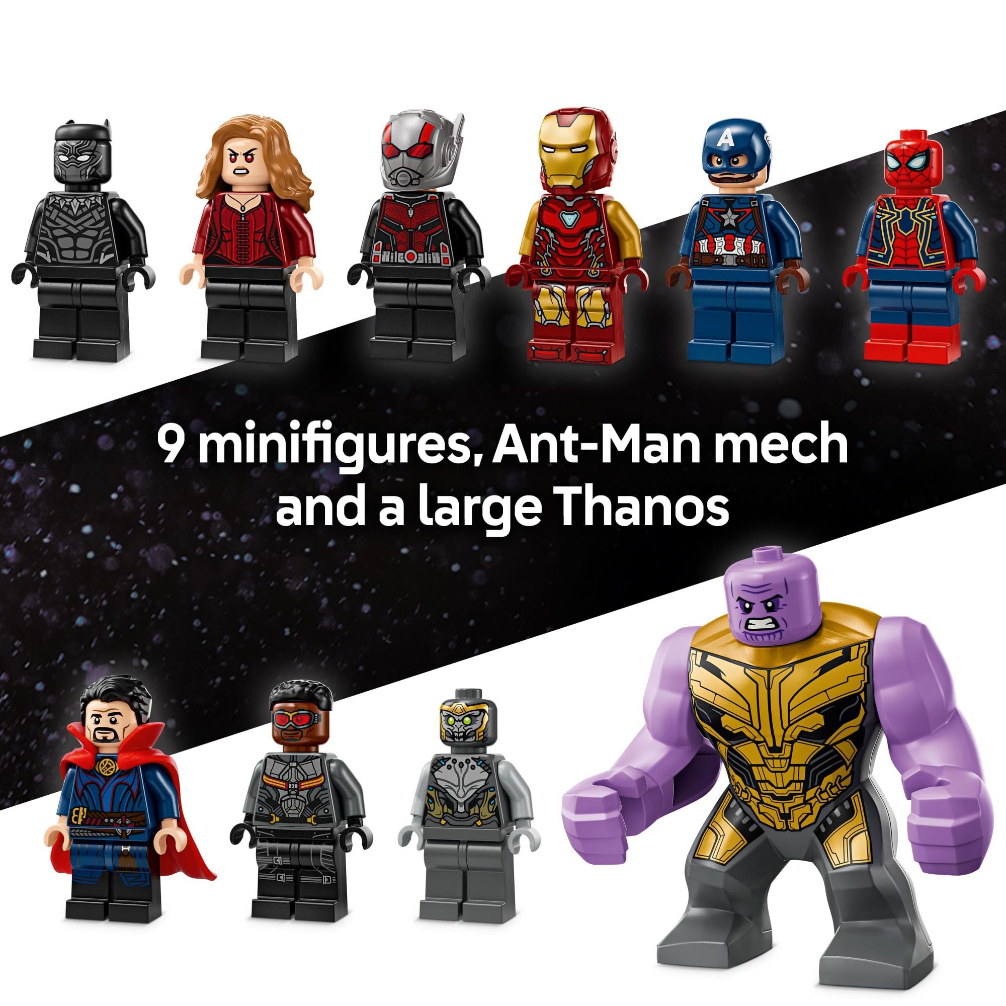 LEGO Marvel Avengers: Endgame Final Battle - Super Hero Building Set for Kids, Ages 10+ - 10 Figures Including Iron Man, Black Panther, and Iron Spider - Birthday Gift for Boys and Girls - 76323
