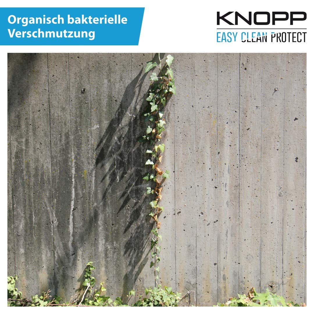 KNOPP Flechtenentferner, Flechtenex, Terrassenreiniger, Pflastersteinreiniger, Waschbetonplattenreiniger, Grünbelagentferner, Algenentferner, Algenvernichter, Steinreiniger; gebrauchsfertig, 1l 6