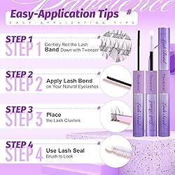 Pawotence Lash Extension Kit Lash Clusters