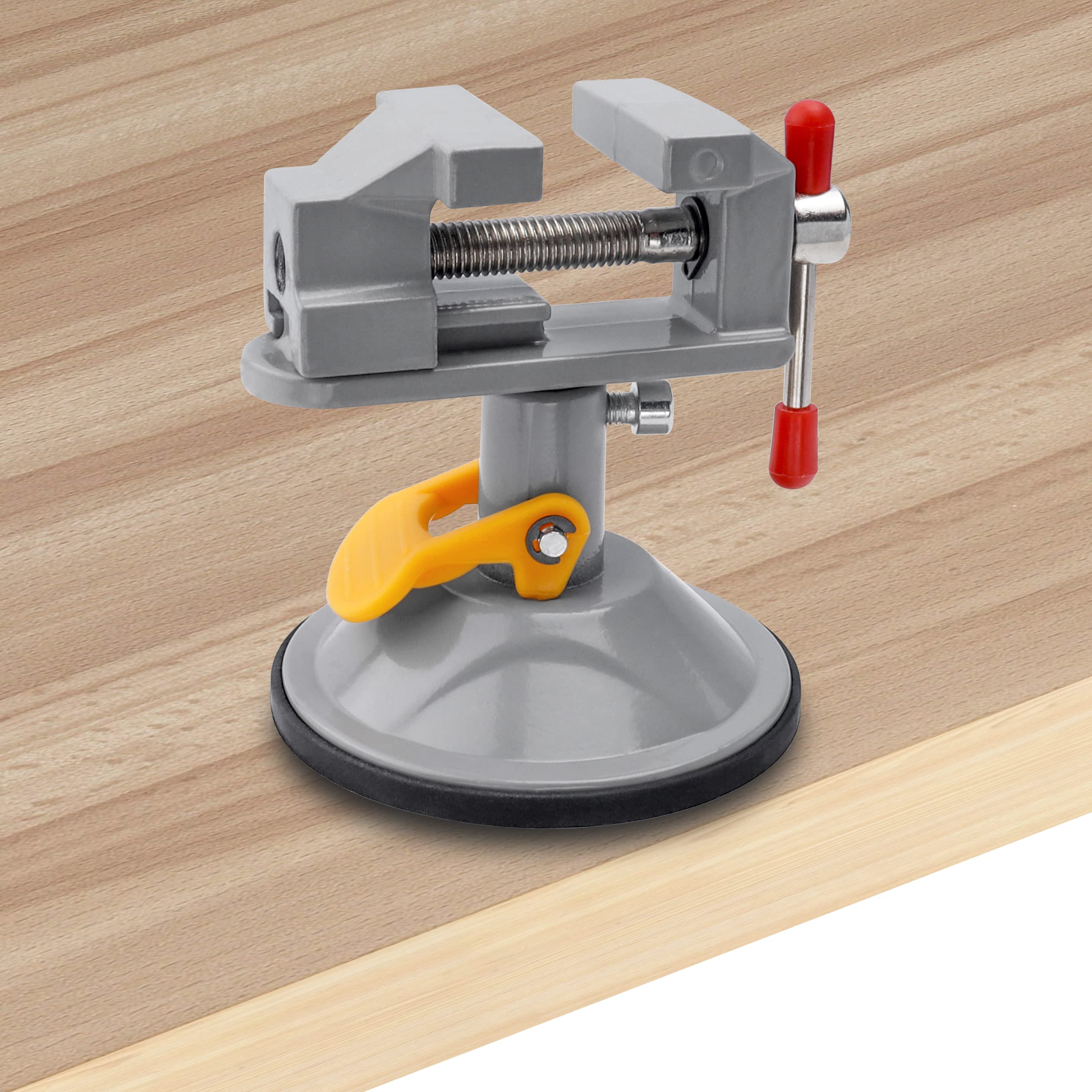 Photo 1 of Yakamoz Mini Bench Vise 360 Degree Suction Vise Small Table Vice Clamp Workbench Vise for Jewelry Making DIY Wood Craft Carving Breads Drilling Bed Tool