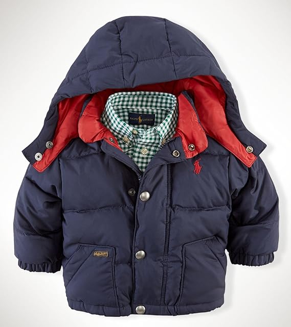 Ralph Lauren Baby Boy Elmwood Down Jacket 9 Month Aviatr