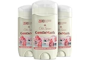 Old Spice GentleMan's Aluminum Free Dry Feel Deodorant for Men, 24/7 Lasting Freshness, Gentle on Skin with Skin Conditioners, Himalayan Sea Salt + Glacier Water Scent, 3.0 oz (Pack of 3)