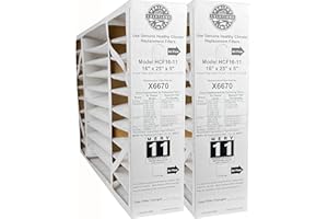 Lennox X6670 - (2-Pack) Healthy Climate 16" x 25" x 5" OEM HCF16-11 Air Filter, MERV 11