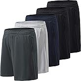 MCPORO Mens Athletic Shorts with Pockets Quick Drying Activewear for Gym Workout