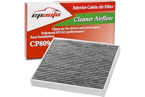 EPAuto CP809 (CF11809) Cabin Air Filter with Activated Carbon, Replacement for Chevy Silverado, GMC Sierra, Yukon, Suburban, Tahoe, Cadillac Escalade – Fits Select Models (2014-2022)