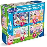 Ravensburger Peppa Pig Family Time Jigsaw Puzzle Set - 12, 16, 20, 24 Pieces