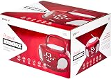 Groov-e Original Boombox CD Player with Radio Red view 4