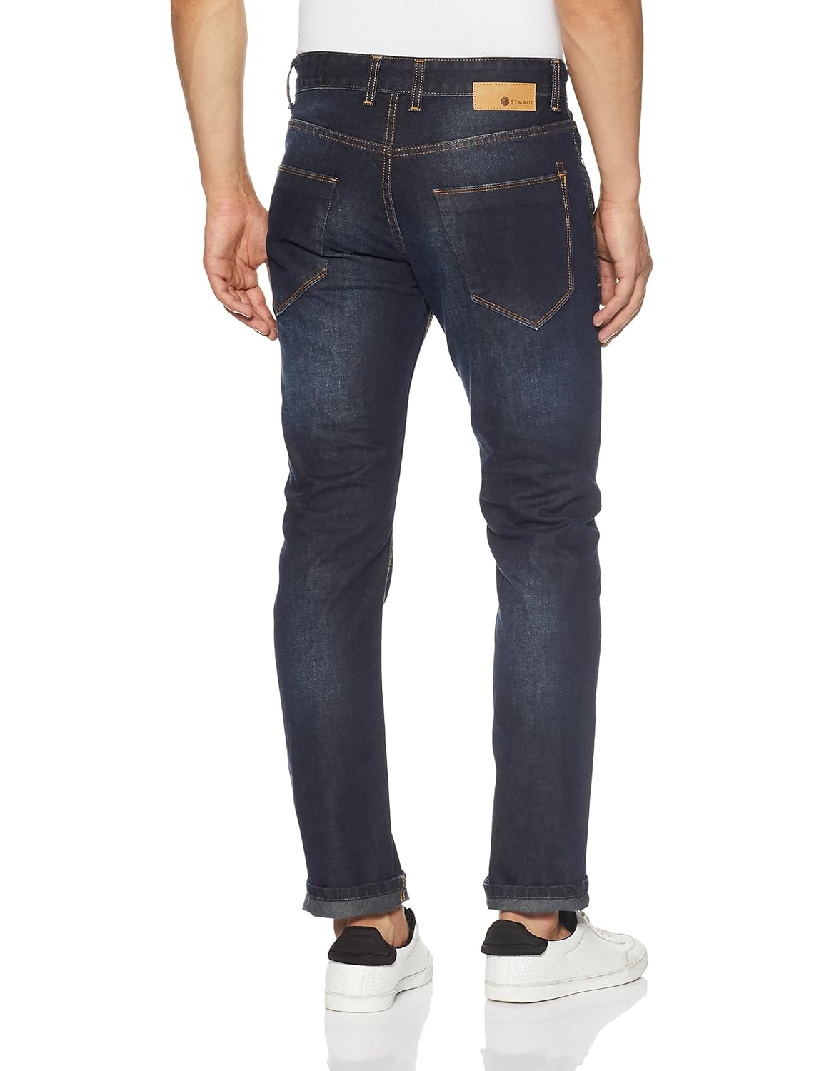 symbol amazon brand men's relaxed fit jeans