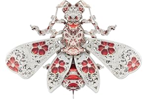 Piececool 3D Puzzles for Adults, Honey Bee 3D Metal Model Kits, Animal Model Building Kit for Stress Relief Insect Themed Fashion Brooch Assembling DIY Crafts