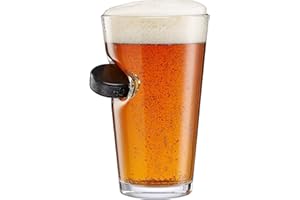 BenShot Hockey Puck Pint Glass - 16oz | Made in the USA