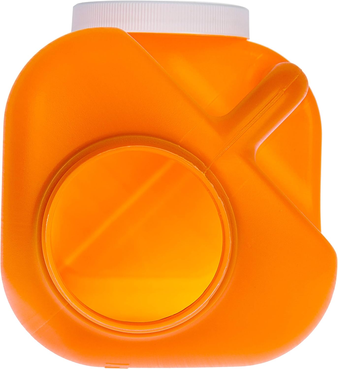 Large Male Urinal with Leak Proof Screw Cap Lid (3000 mL or 101 oz.) (Amber Color): Health & Personal Care