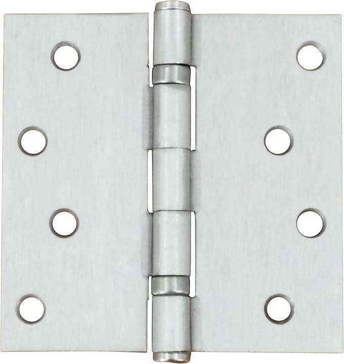 Hinge Outlet 4 inch Satin Nickel Door Hinges, Ball Bearing