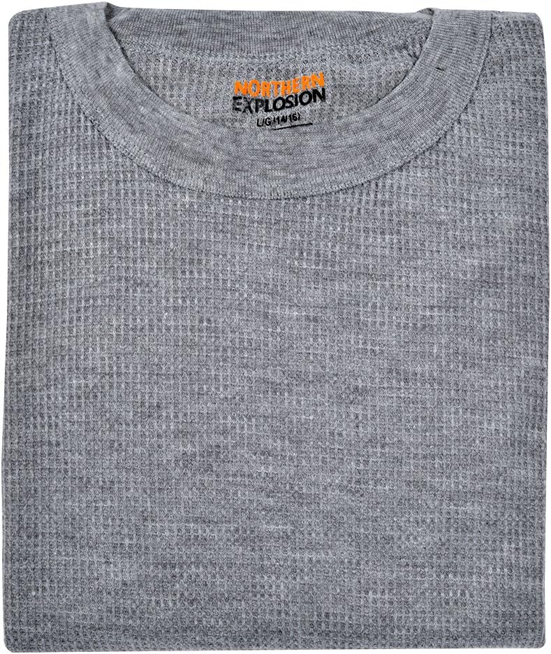 Northern Explosion Boy`s 2 PC Waffle Thermal Set Top & Bottom