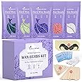 Mallowwax Wax Beads for Hair Removal -5 Pack Hard Wax for Sensitive Skin, Ideal for Bikini, Brazilian, Face, Eyebrow, Legs, Armpit, Full Body - Professional Waxing Wax Refill at Home for Women Men