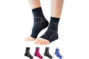 Thirty48 Plantar Fasciitis Compression Socks(1 or 2 Pairs), 20-30 mmHg Foot Compression Sleeves for Ankle/Heel Support, Increase Blood Circulation, Relieve Arch Pain, Reduce Foot Swelling