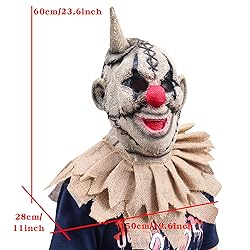 Scarecrow Mask Burlap Sack Clown Mask Creepy Full