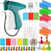 Chumia 3576 Pcs Tagging Guns for Clothes Labels Attacher Stitch Guns for Clothing with 3000 Barbs, 5 Needles and 100 Price Tags, Sewing Kit for Retail Stores, Garage Yard Sales(Colorful)