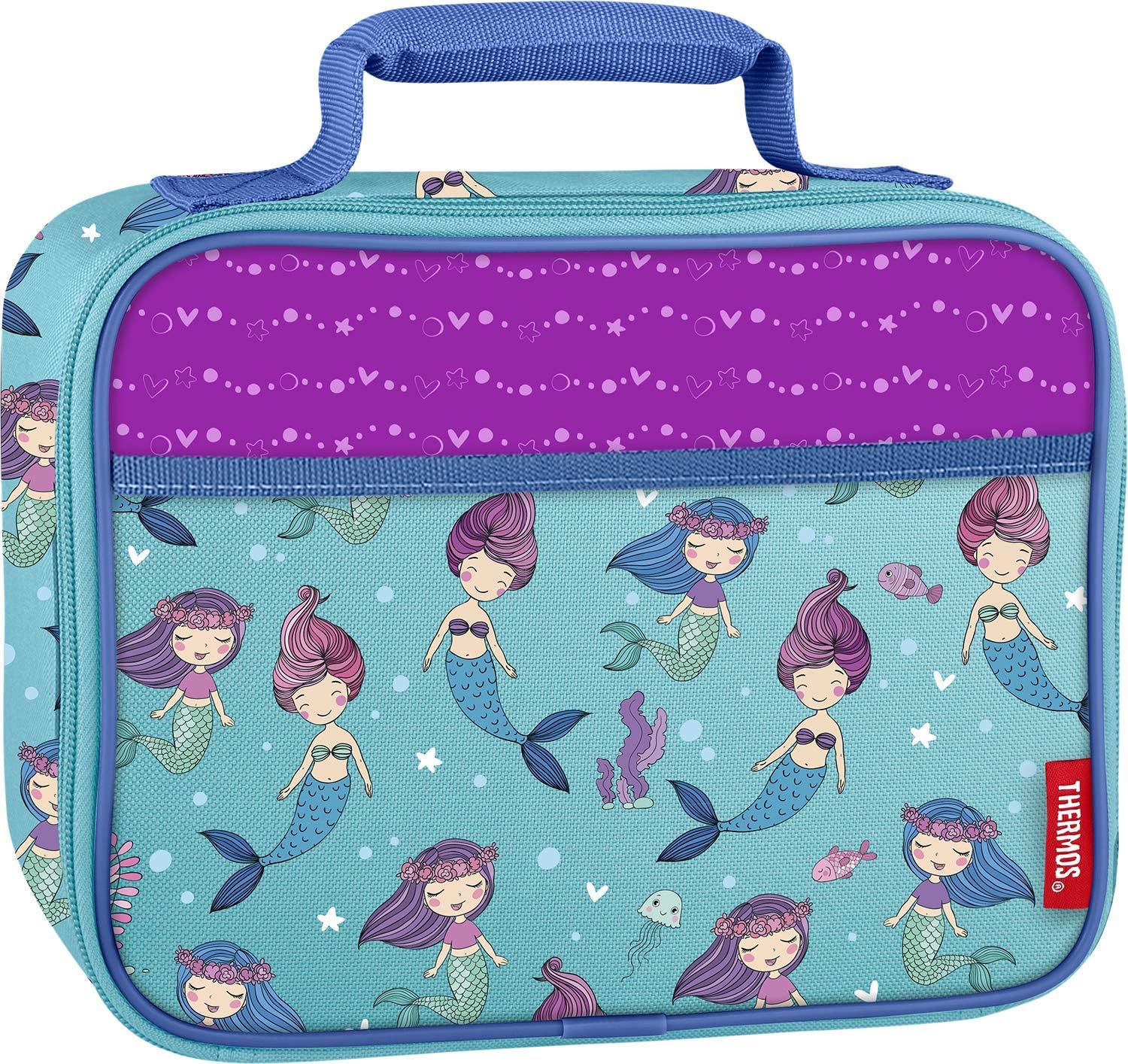 little mermaid lunch box with thermos
