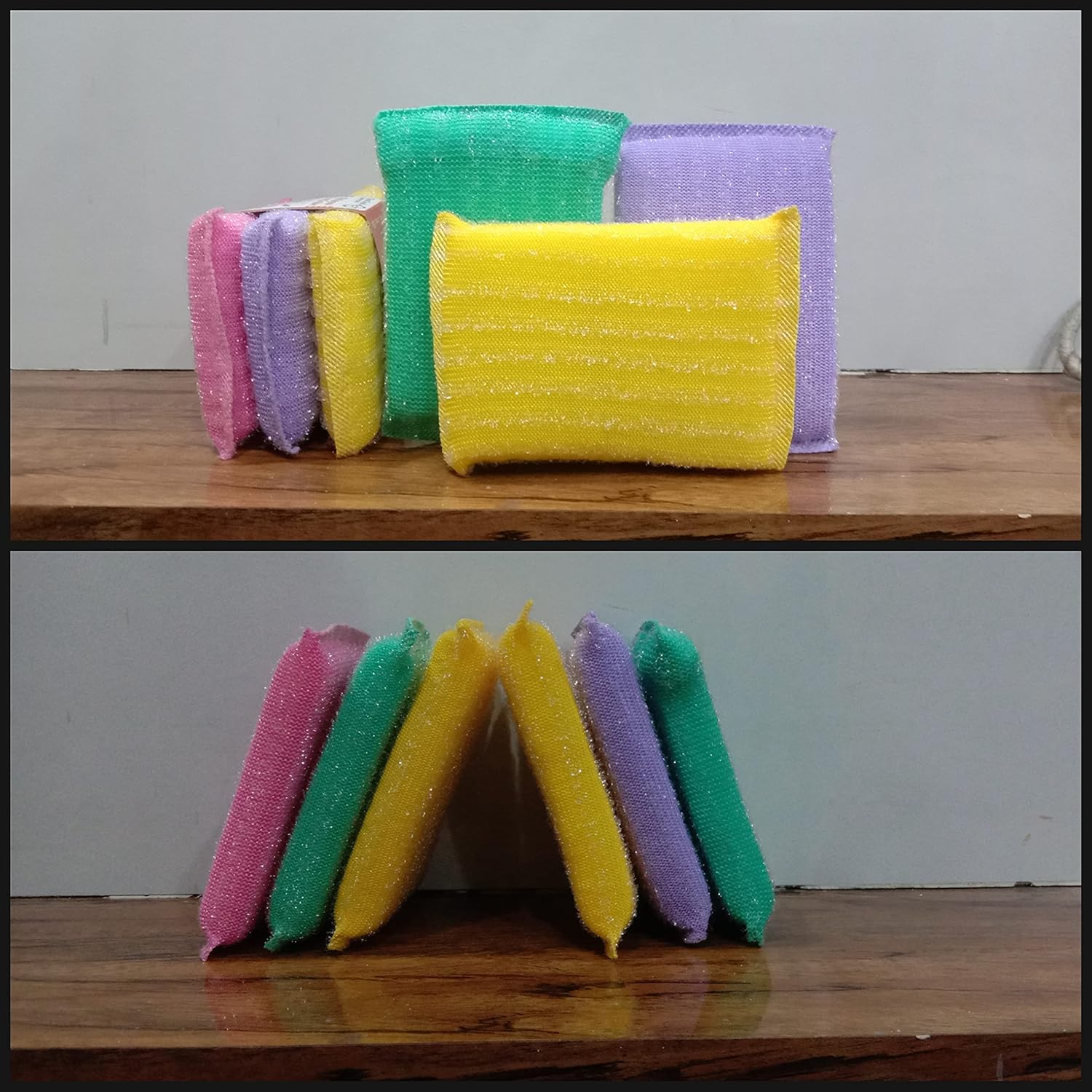 KRISHU Scratch Proof Kitchen Utensil Scouring Pad Scrubber