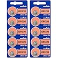 Murata CR1220 Battery DL1220 ECR1220 3V Lithium Coin Cell (10 Batteries)