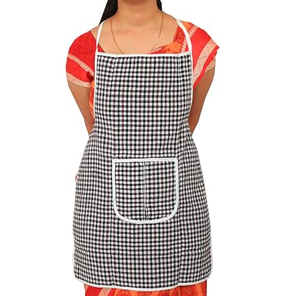 Kuber Industries Cotton Apron Reversible-Multicolor