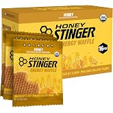 Honey Stinger Organic Honey Waffle, Energy Stroopwafel for Exercise, Endurance and Performance, Sports Nutrition for Home &amp; Gym, Pre and Post Workout, 16.96 Ounces (Pack of 16)