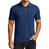 Cavva Polo Shirts for Men Performance Mens Golf Shirt Dry Fit Collared Polo Shirts Short Sleeve Moisture Wicking