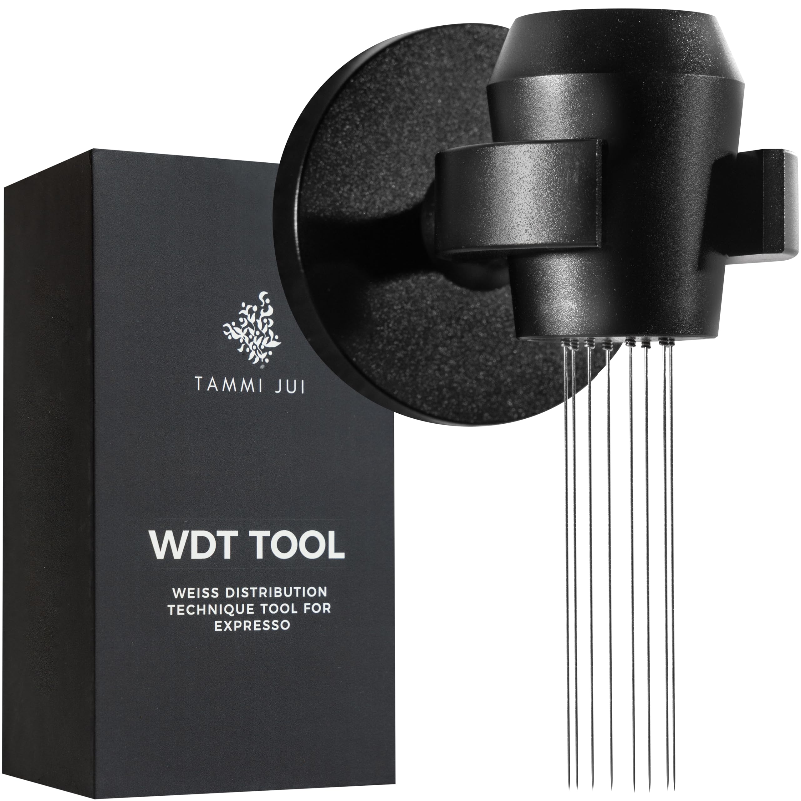 Photo 1 of ***MISSING PARTS***
Tammi Jui WDT Espresso Distribution Tool – 8 Needle Coffee Stirrer (0.35mm) with Magnetic Wall Mount – Professional Aluminum Espresso Leveler for Clump Breaking & Consistent Extraction – Black