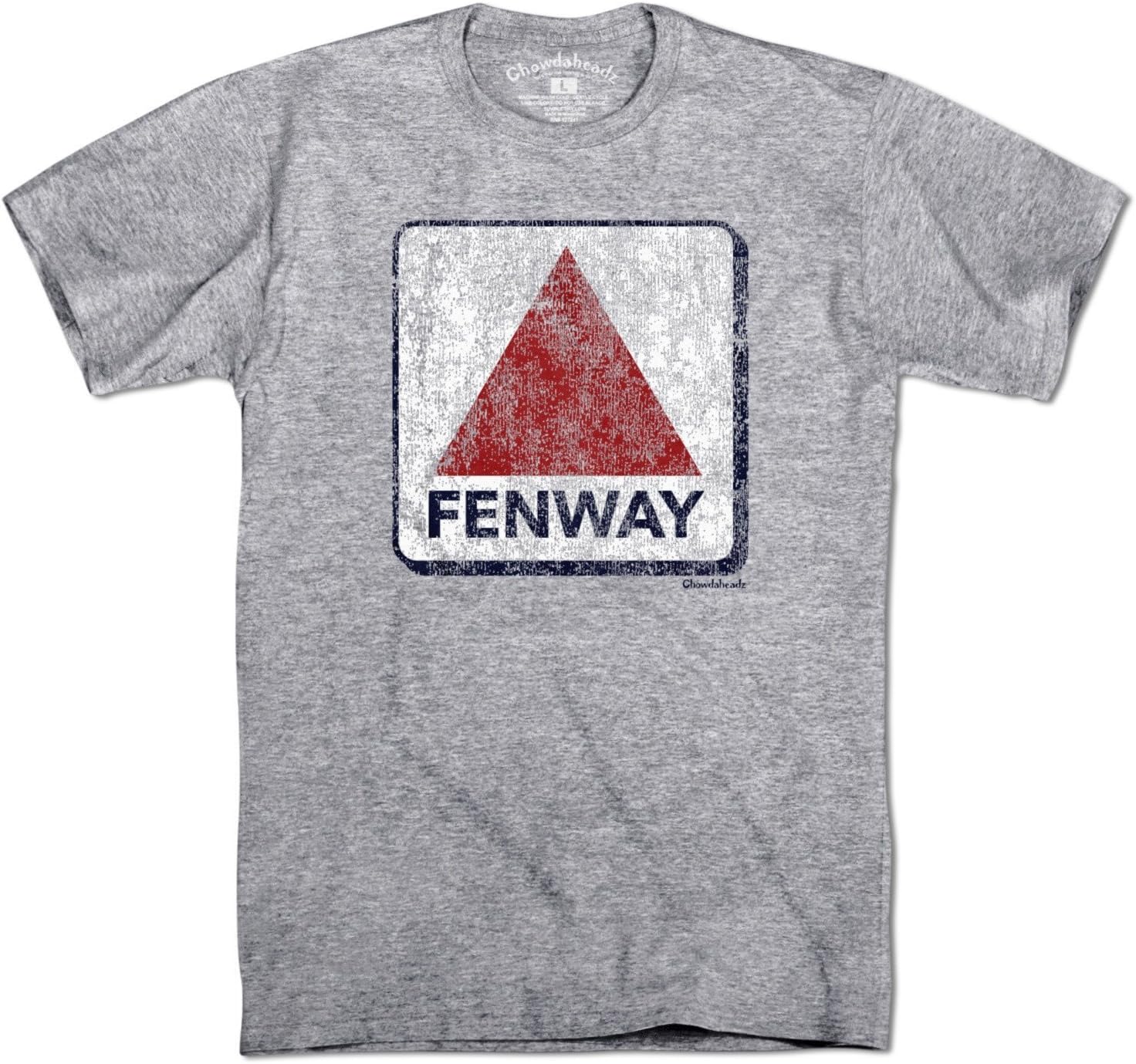 Chowdaheadz Fenway Sign T-Shirt, As Seen Outside Fenway Park Citgo Sign Tee. Popular with Boston Fans