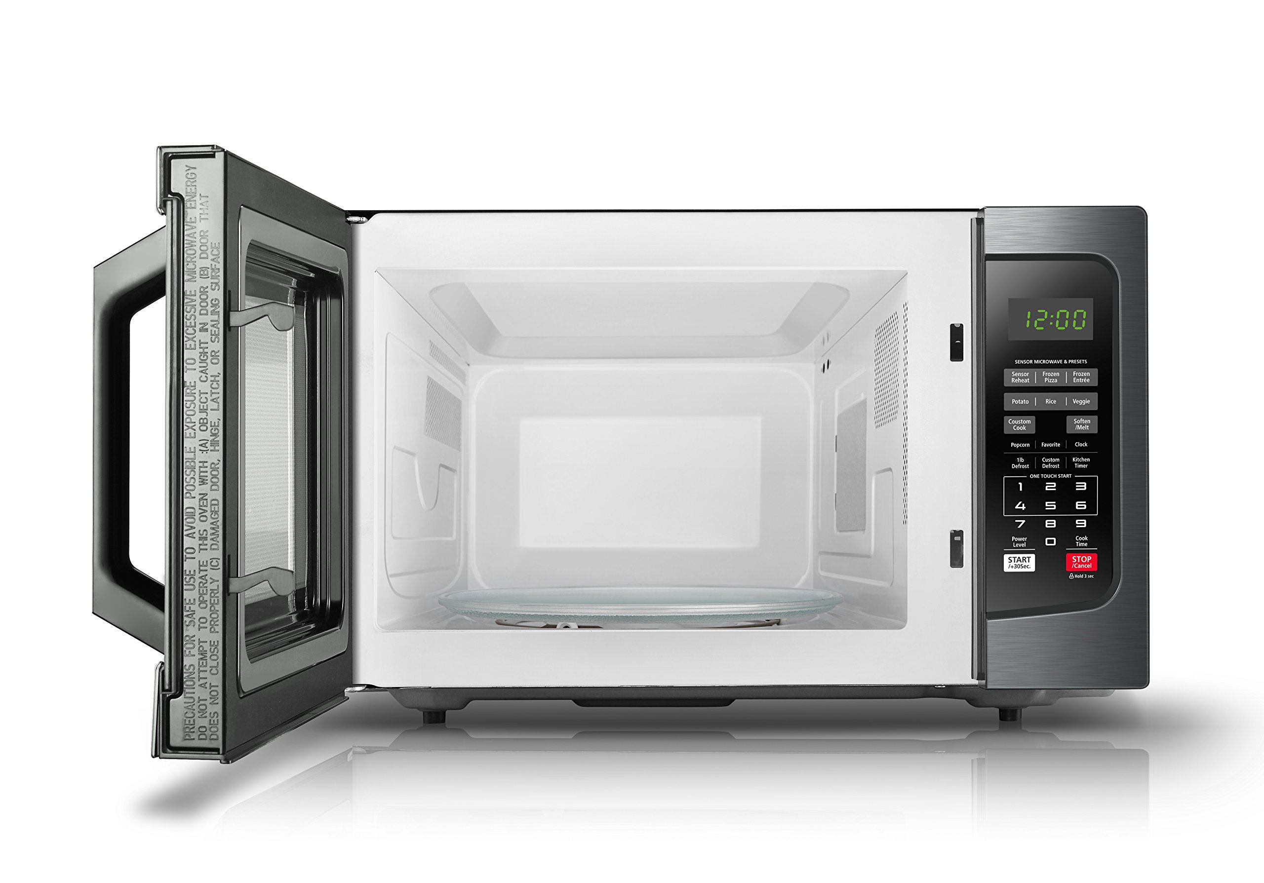 Toshiba EM131A5CBS Microwave Oven with Smart Sensor, Easy Clean