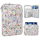 TiMOVO 9-11" Tablet Sleeve Bag for iPad 11-inch A16 2025, iPad 10.9"/10.2"| Air 11 Inch/5th/4th Gen. 10.9", Galaxy Tab A9+/A11Plus 11", Protective Bag with Pocket, Flowers