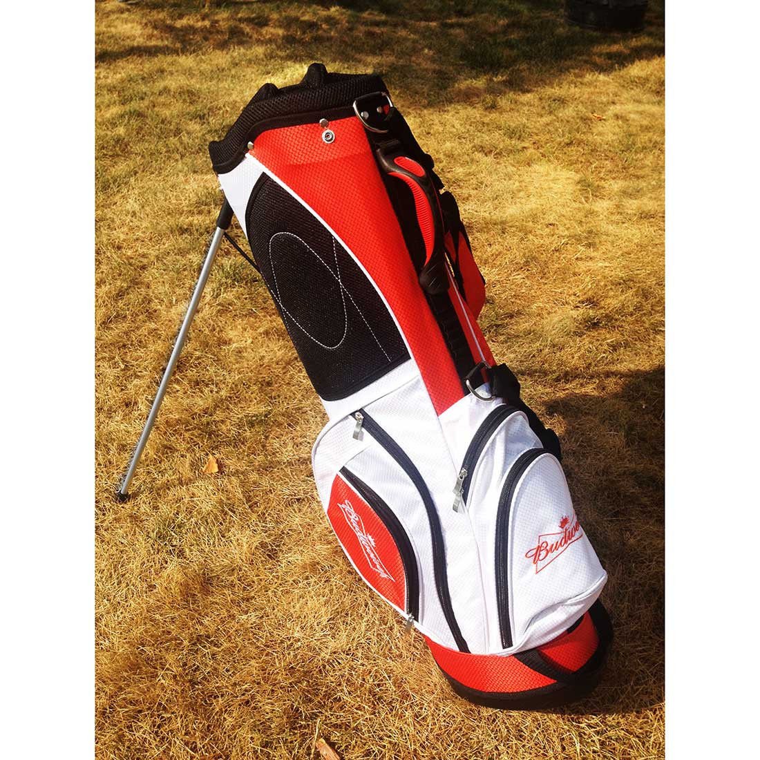 New Budweiser Golf Bag With Stand And Rain Hood