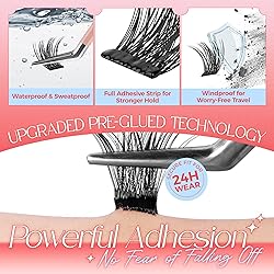 LASHVIEW Self Adhesive Lashes Clusters