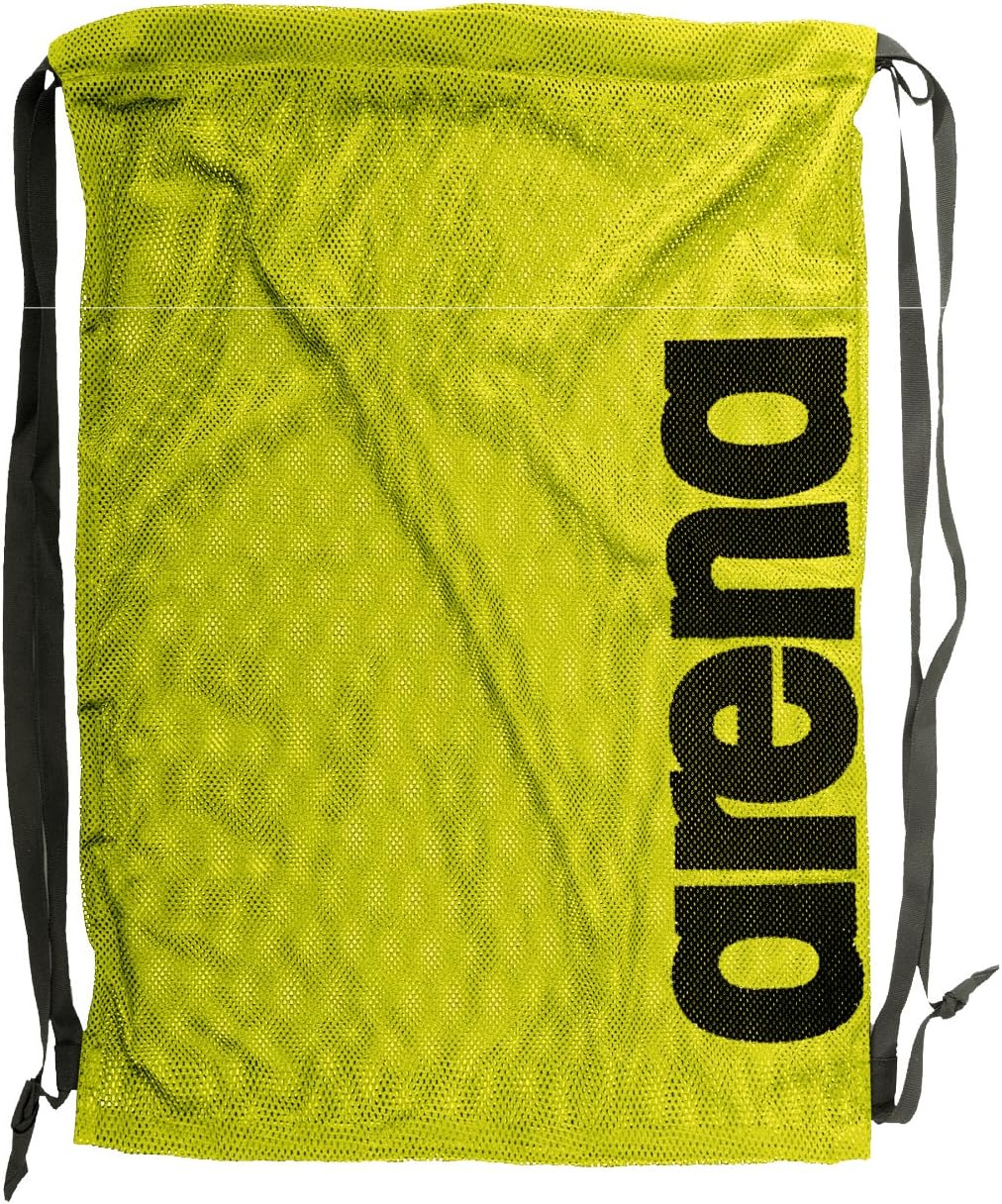 arena Fast Mesh Drawstring Swim Bag, Fluo Yellow / Black, Equipment Bags Amazon Canada