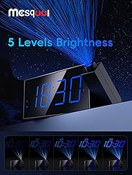 Digital Projection Alarm Clocks for Bedrooms