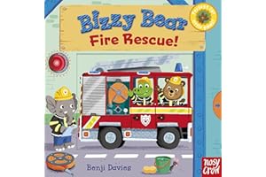 Bizzy Bear: Fire Rescue!: (Interactive Board Book About Firetrucks and Firefighters for Toddlers - With Sturdy Tabs and Slide