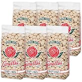 Camellia Dried Baby Lima Beans, Non-GMO, 1 lb (Pack of 6) | Small, creamy butter beans for succotash, soups, stews. Gluten-free, high-protein. Family-owned since 1923.