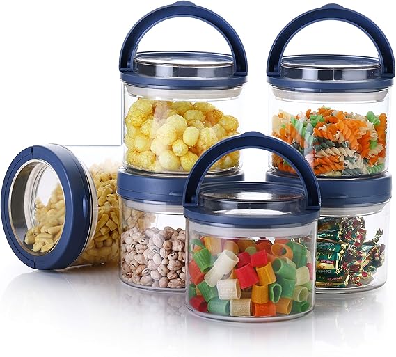 PENADIA Plastic Smart Lock Airtight Food Storage Container Set For