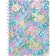 Lilly Pulitzer Mini Spiral Notebook - 8.25x6.5 Inch Hard Cover Journal With 160 Lined Pages